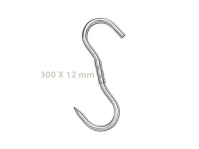 lava sa butchery accessories swivel hooks 300x12 mm a