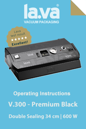 lava vacuum sealer v300 black limited edition user manual a
