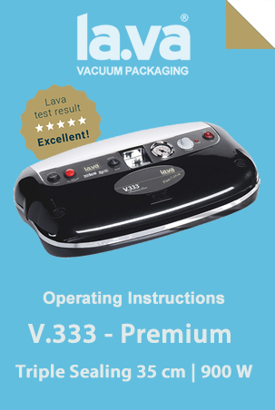 lava vacuum sealer v333 black edition user manual a