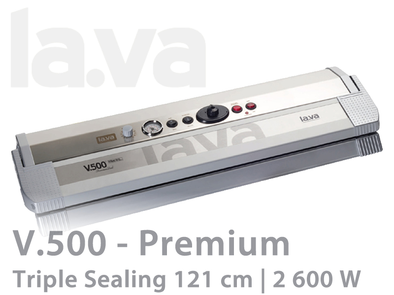 lava vacuum sealer v500 premium triple sealing 121cm 800a